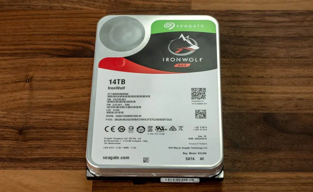 QNAP TS-251B Seagate IronWolf HDD 14 TB