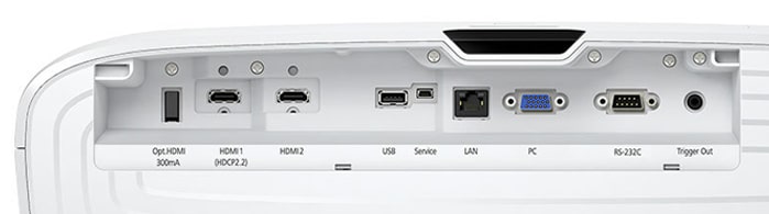 Epson TH-TW7400 Anschluesse