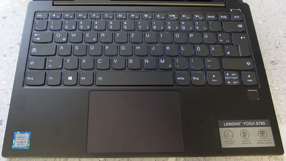 Lenovo YOGA S730-13IWL Tastatur_1