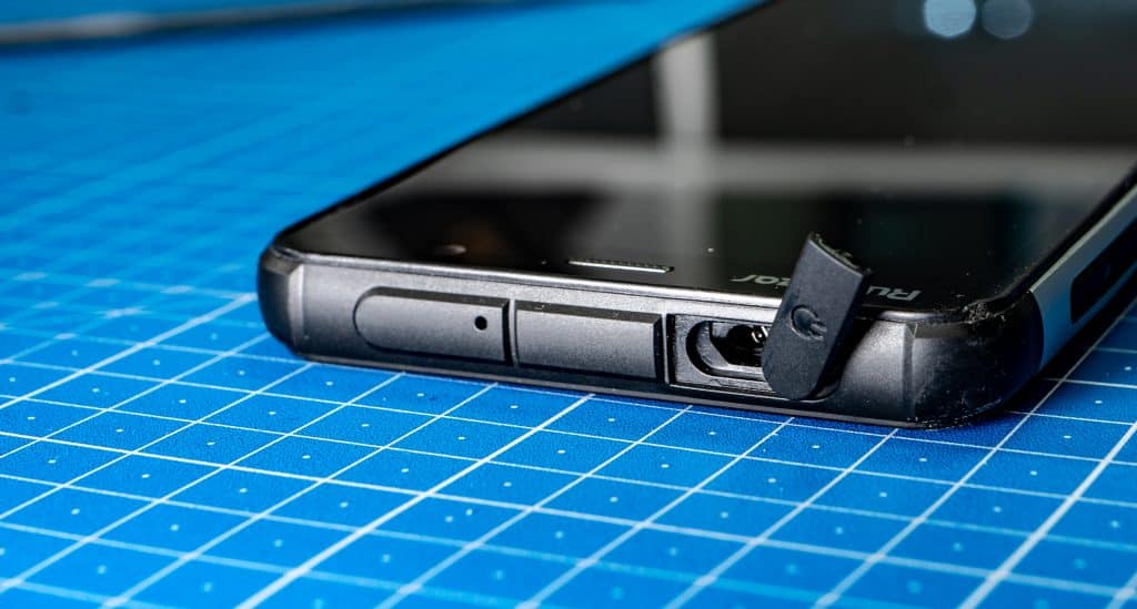 RugGear RG850 3,5mm Klinke