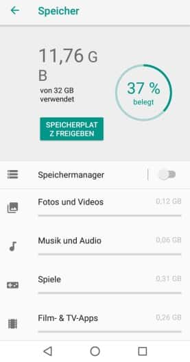 RugGear RG850 Einstellungen