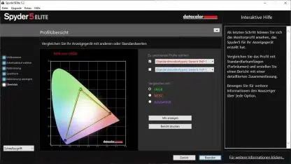 Asus ROG GL704GW-EV005T sRGB-Farbraum